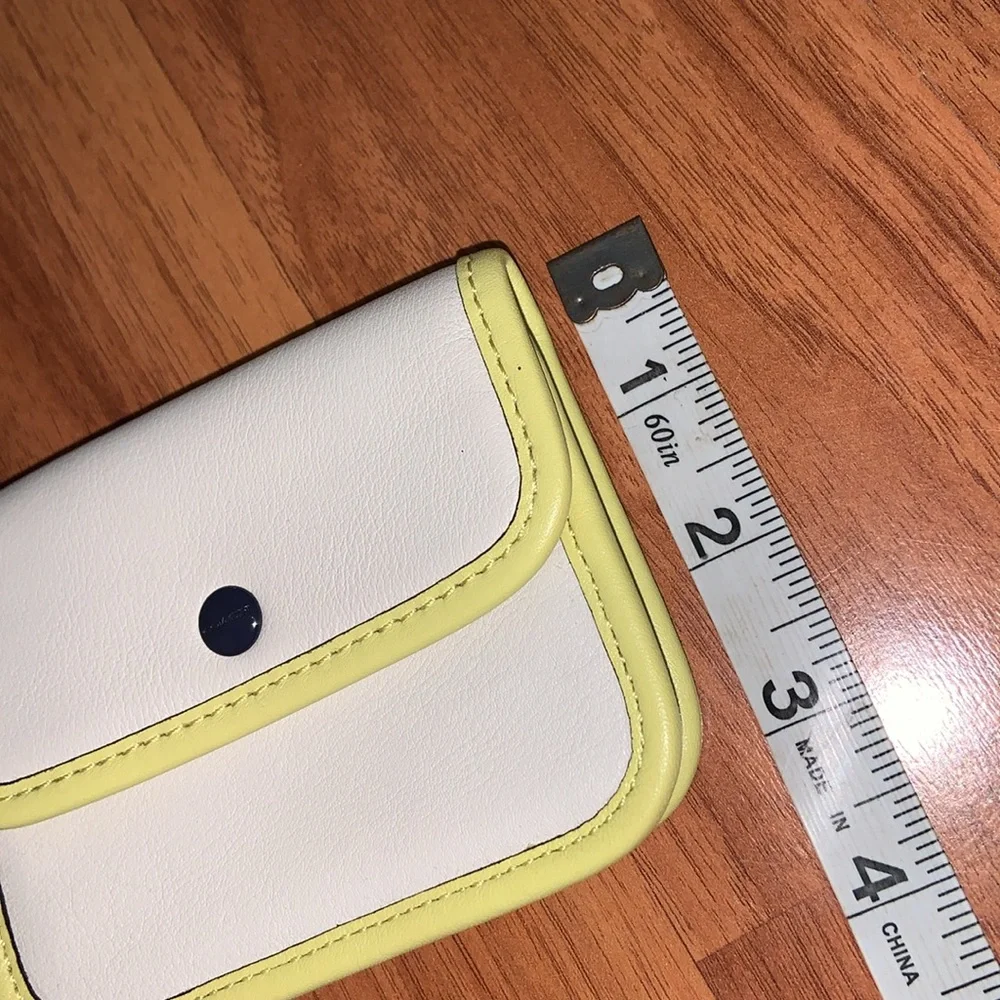 NWT Coach Leather Two Tone Case